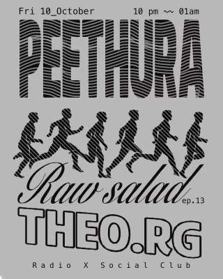 We keep running 🏃‍♂️🏃🏃‍♀️
****
Raw Salad *** ep 13 
________________
starring^^^^ @peet_hura ___ @_theo___rg 
————————————————————-
Venerdì  10 Ottobre ___10pm —->>> 01am ++++ Radio X Social Club